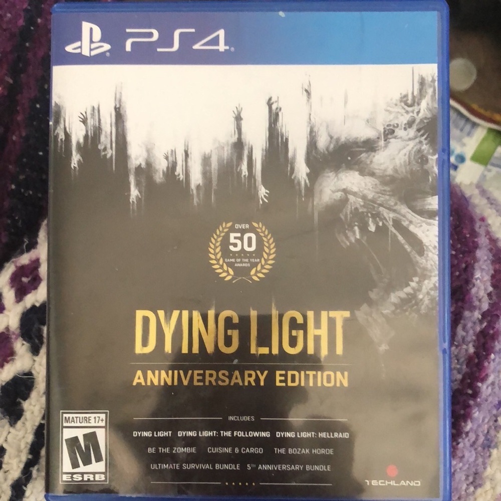 New Dying light video game ps4 game no scratches
